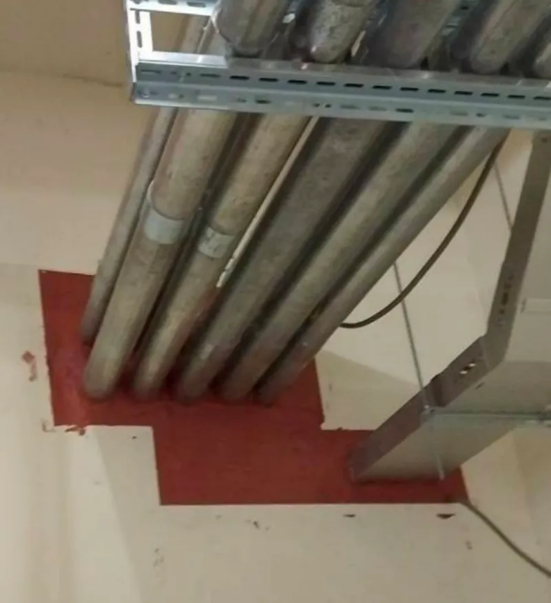 管道貫通防火填塞